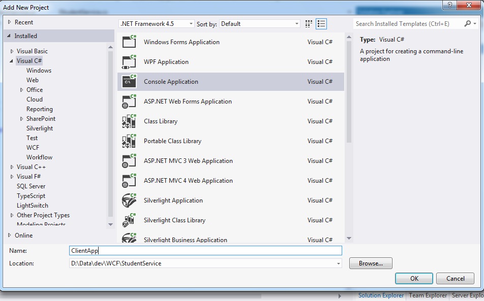 Client Application