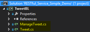 TweetBL Project Screen-shot