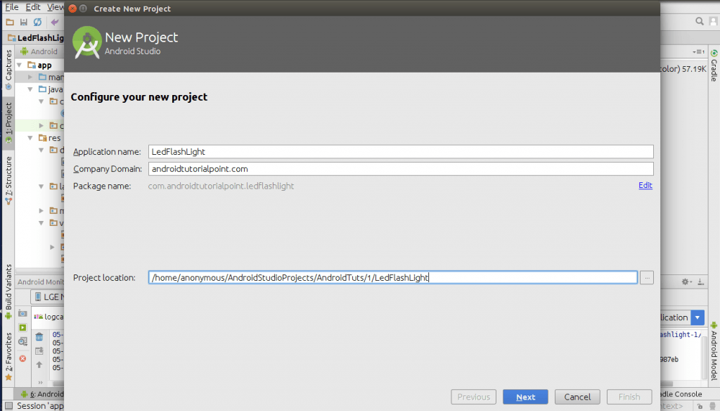 Android FlashLight Application