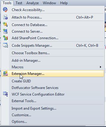 Extension Manager Image 1