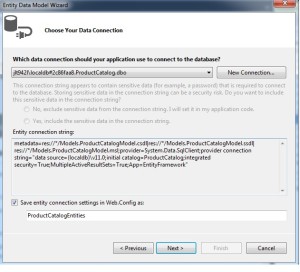 Entity Data Model Step 2