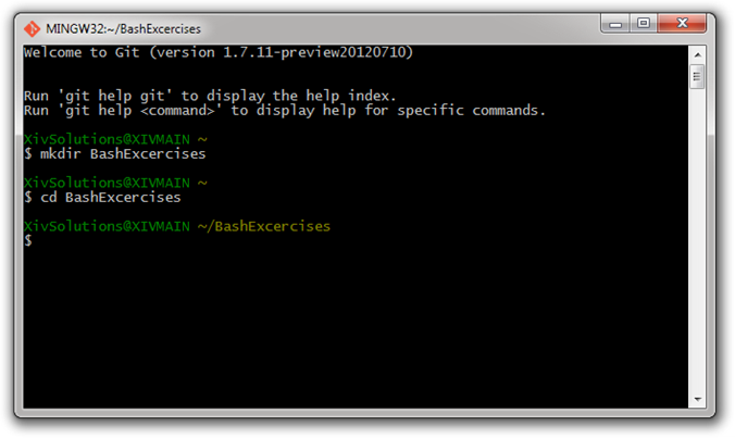Create-BashExcercises-Directory Create-BashExcercises-Directory
