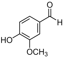 Vanillin molecule