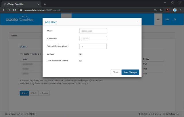 Creating a new user Image 1